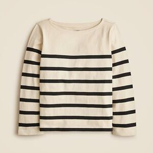 J.Crew NWT Classic mariner cloth boatneck T-shirt in stripe
